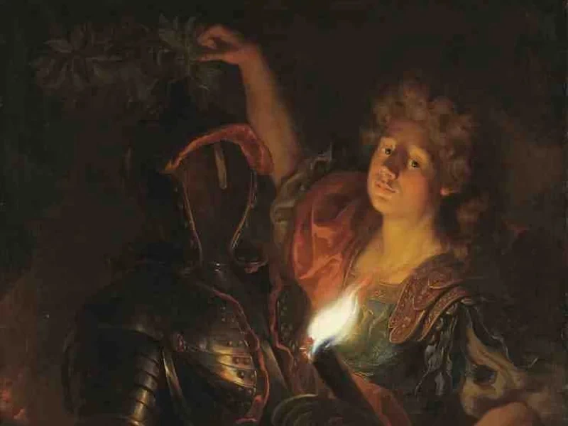 1656-Jan Frans van Douven - Guerriero con torcia e alloro - Collezioni di pittura dello Stato bavarese